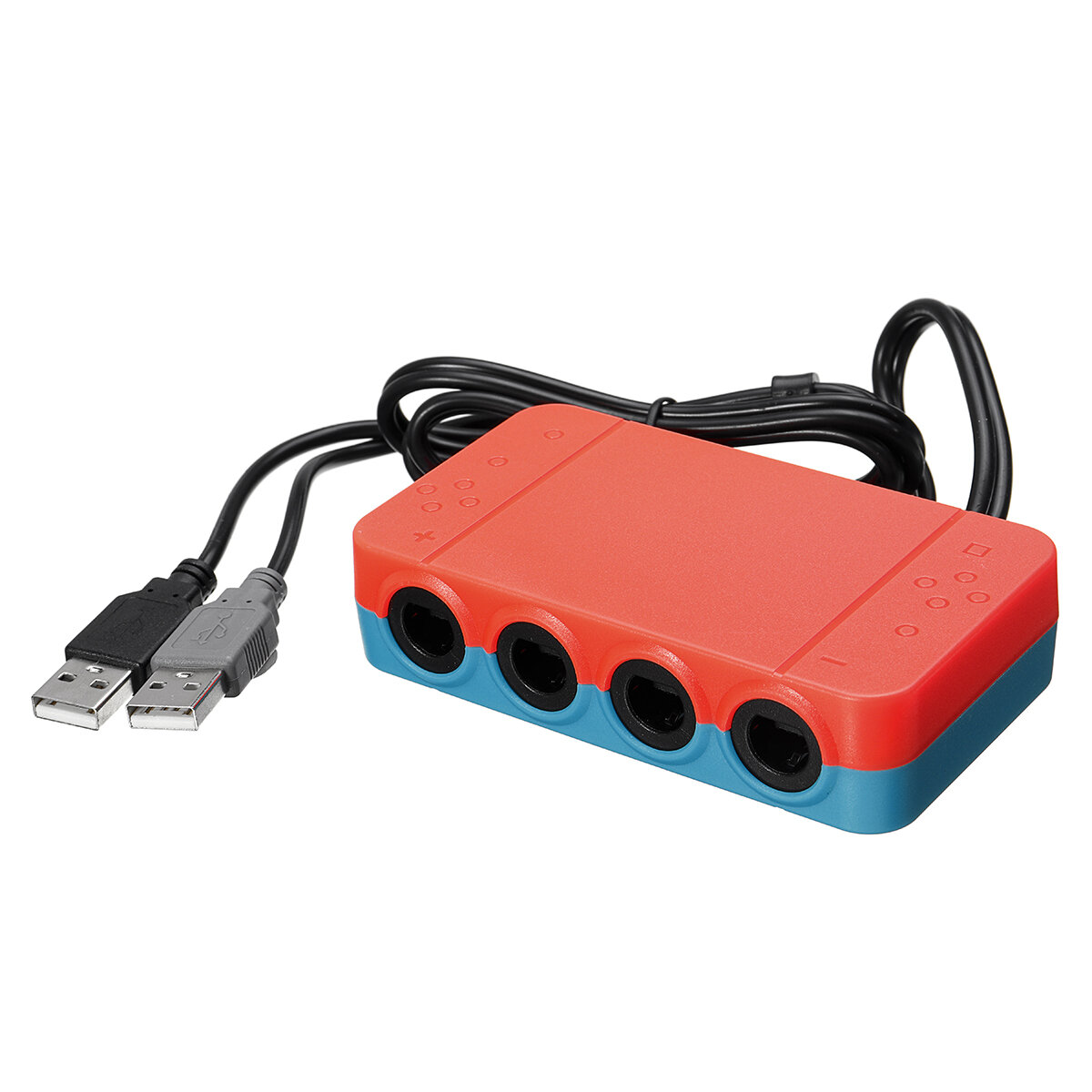 4 Ports GC GameCube Controller USB Adapter Konverter für NGC zu Wiiu/Switch/PC