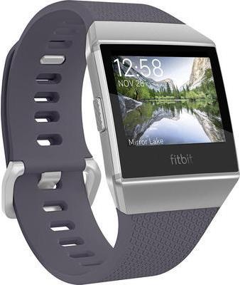 Fitbit Ionic - Intelligente Uhr - Bluetooth, Wi-Fi, NFC - 50 g - Blue Grey, silbergrau (FB503WTGY-EU)