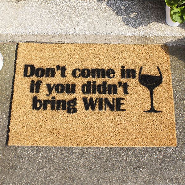 Bring Wine Doormat