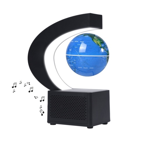 Aibecy Magnetic Floating Globe BT-Lautsprecher 3,5-Zoll-Leviation-Weltkarte Globe