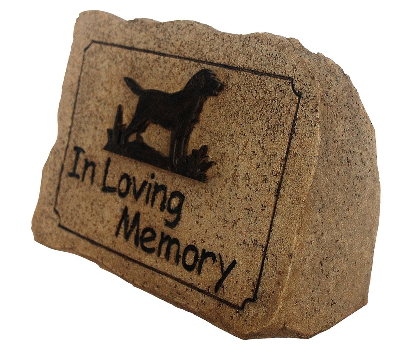 Vivid Arts Dog Remembrance - Loving Memory Rock (Natural Stone)