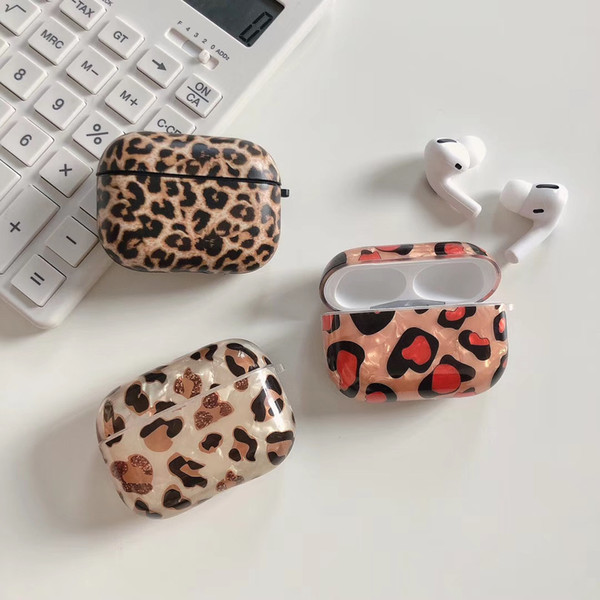 AirPods Case Top Quality High Street Elements Leopard Printed New Tendency Extravagant AirPods 1/2/Pro Earphone Shell 2-Color