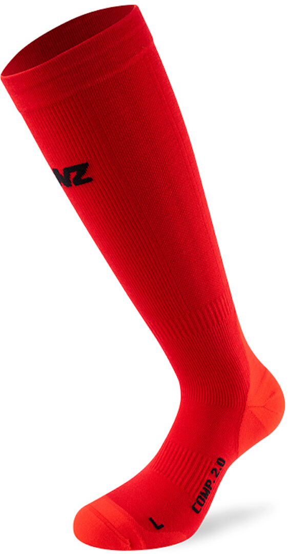Lenz Compression 2.0 Merino Socks Chaussettes Rouge M