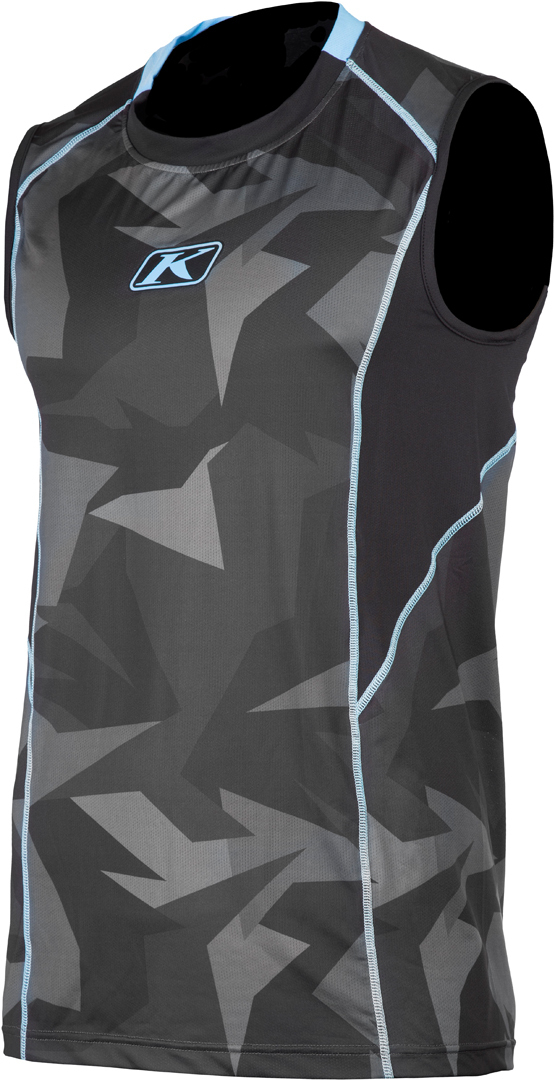 Klim Aggressor Cool Shirt -1.0 Sleeveless, grey, Size M, grey, Size M