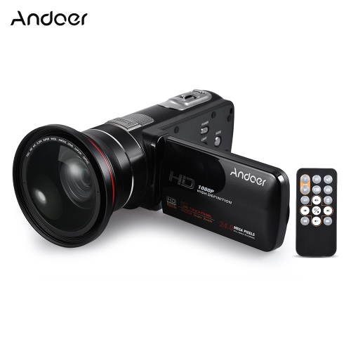 Andoer HDV-Z80 1080P Full HD 24MP Digital Video Camera