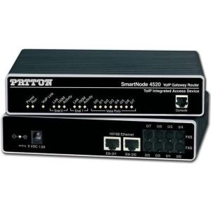 Patton SmartNode 4520 Eingebauter Ethernet-Anschluss Schwarz Kabelrouter (SN4524/2JS2JO/EUI)