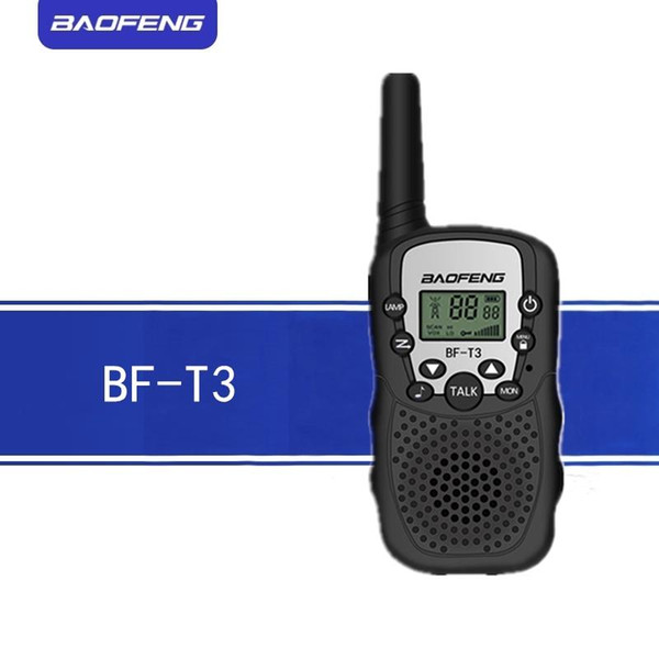 2PCS Baofeng BF T3 Portable Walkie Talkie Toy Radio 22 CH 1-1.5KM Talk Range Interphone For Kids Adults Outdoor activities