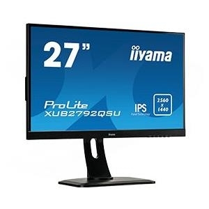 Iiyama ProLite XUB2792QSU-B1 - LED-Monitor - 68.5 cm (27) - 2560 x 1440 - AH-IPS - 350 cd/m² - 1000:1 - 5 ms - HDMI, DVI, DisplayPort - Lautsprecher - Schwarz