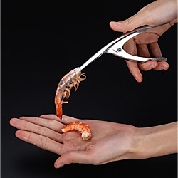 outil éplucheur de crevettes éplucheur de crevettes gadget de cuisine en acier inoxydable outils de fruits de mer Lightinthebox