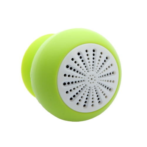 Mini Stereo BT Speaker Subwoofer Bass Sound Box for iPhone iPod iPad Handsfree Mic Car Suction Cup Green