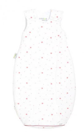 Odenwälder 1402-1/1087 Jersey Schlafsack Airpoints stars and dots rouge 70cm