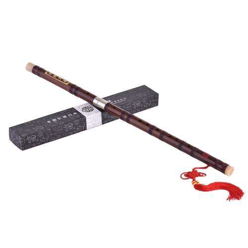 Flûte de bambou amère enfichable Dizi Instrument de bois traditionnel chinois à la main de musique Clé de niveau d'étude C Performance professionnelle