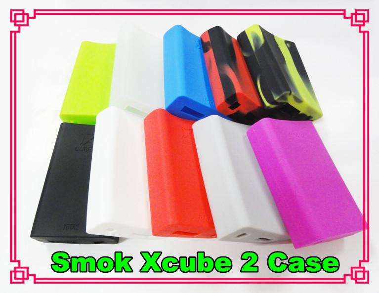 Silicone Case Silicon Cases Bag Colorful Rubber Sleeve Protective Cover Skin For Smoktech x cube II 160W Smok Xcube 2 TC Vapor Mod