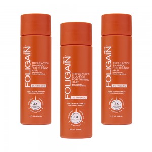 Foligain Shampoo for Men - With 2 % Trioxidil For Thinning Hair - 3 Packs