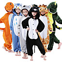 Kid's Kigurumi Pajamas Giraffe Animal Onesie Pajamas Flannel Toison Green / White / Orange Cosplay For Boys and Girls Animal Sleepwear Cartoon Festival / Holiday Costumes