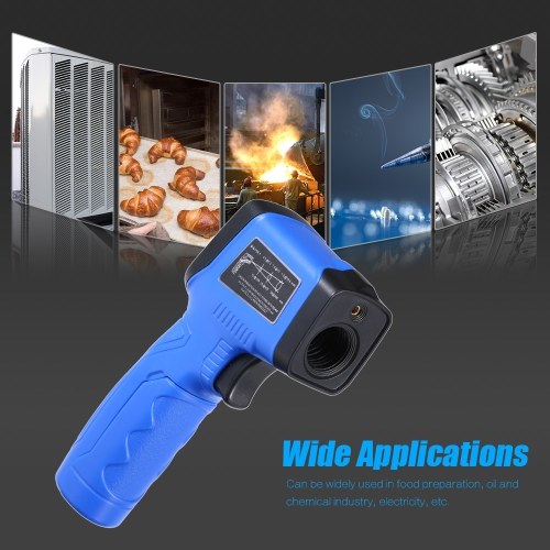 Mini Non-contact Infrared Thermometer Handheld LCD Display Digital Laser IR Infrared Thermometer Temperature Tester -58?~716?(-50?~380?)