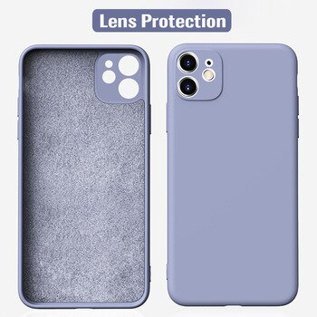 Luxury Liquid Silicone Case on For IPhone 11 Pro Max Cover Soft Silicone Back Case IPhone 11 Pro Max Case Camera Protection