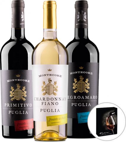 Wein-Geschenkbox Montecore Puglia