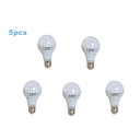 5pcs E27 9W 30X2835SMD 600-700LM 6000-6500K Cool Color Light LED Ball Bulb(110V)