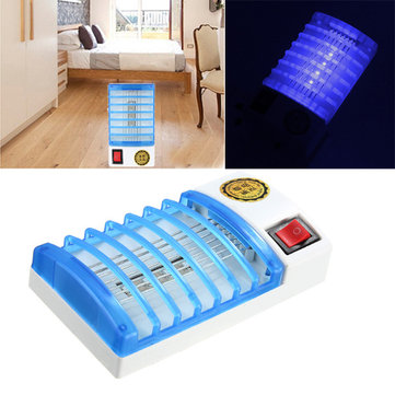 Mosquito Fly Bug Insect Trap Zapper LED Electric Killer Night Lamp USA Plug