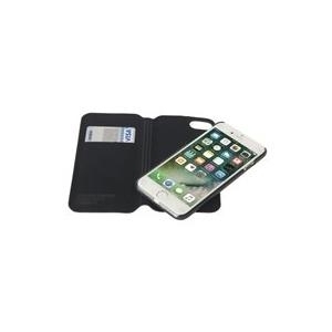 TUCANO Dueinuno Booklet - Flip-Hülle für Mobiltelefon - Ökoleder - pink - für Apple iPhone 7 (IPH7421-BK)