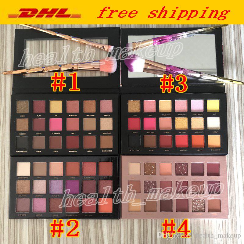Makeup beauty Nude Eyeshadows 18 colors Rose Gold Remastered Palettes desert dusk Eyeshadow Matte Shimmer Palette cosmetics DHLfree shipping