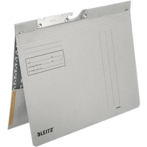 LEITZ Pendelhefter, mit Tasche, A4, grau - für den Markt: D - A - L - CH - 50 Stück (2012-00-85)