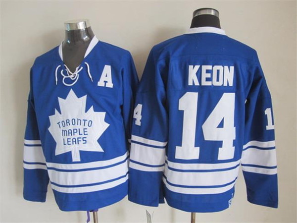 Top Quality ! 1967 Men Toronto Maple Leafs Ice Hockey Jerseys #14 Dave Keon Retro Vintage CCM Authentic Stitched Jerseys Mix Order !