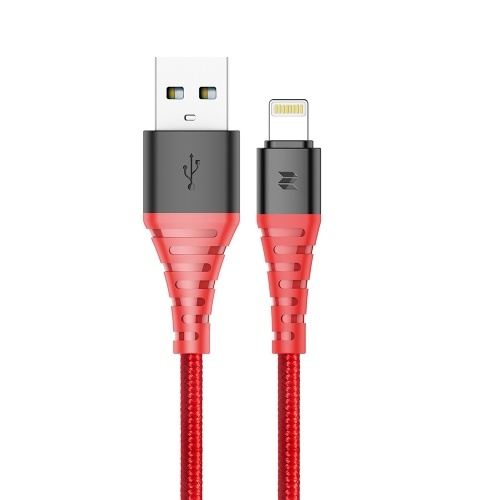 Rock USB Cable 100cm 2.4A Lightning Hi-Tensile Fast Charger