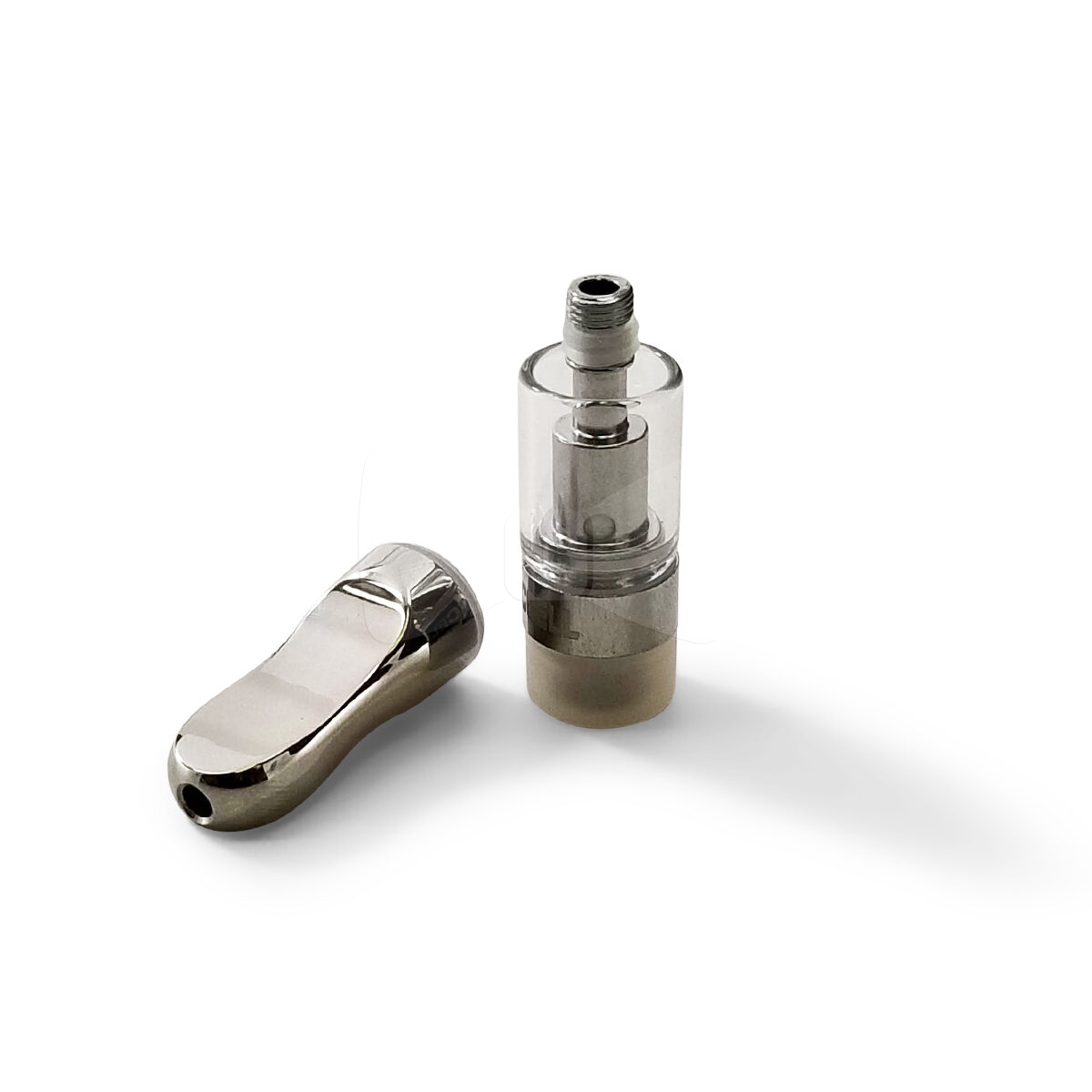 CCell Threaded Cartridge & Mouthpiece Silver .3ML Duckbill Silver