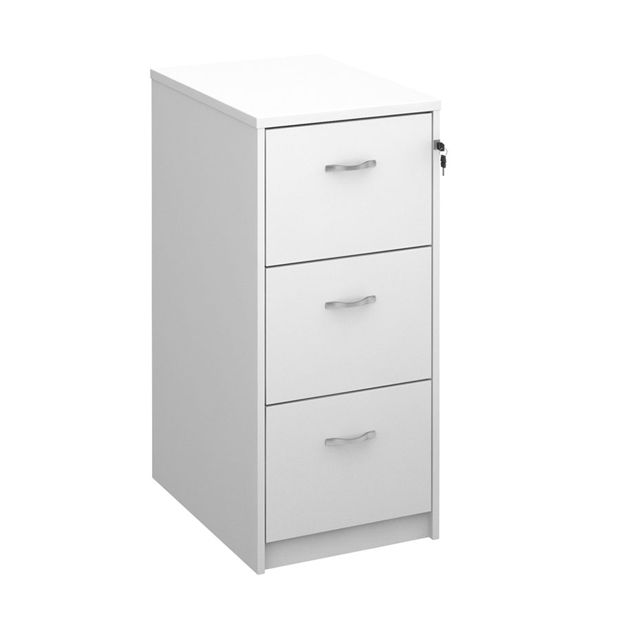 Vivo Filing Cabinet- 3 Drawers- White
