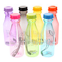 bpa portable 550ml botella gratis a prueba de fugas con la correa (colores aleatorios)