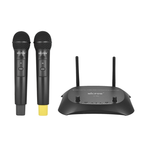 MICPOW W-20 2.4GHz Digital Wireless Microphone Mic System for Karaoke Classroom Teaching Home Entertainment