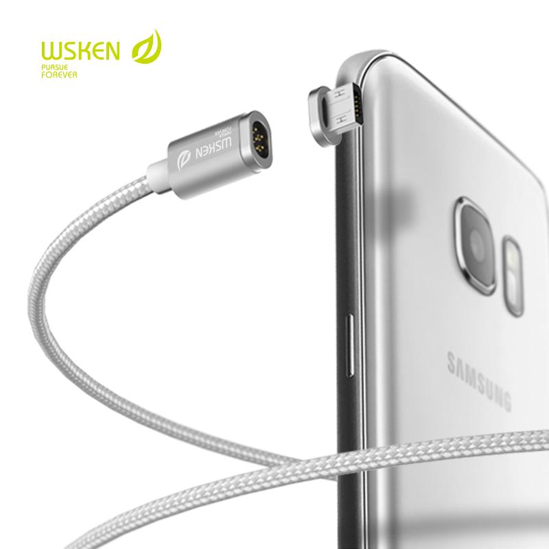 Magnetic Charging Fast Cable Original Wsken Mini 2 Connector Plug Metal USB For IPhone Samsung LG Xiaomi Huawei Meizu ZTE