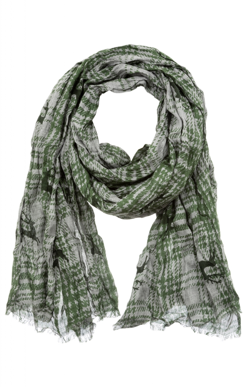 Traditional scarf TU609231 green