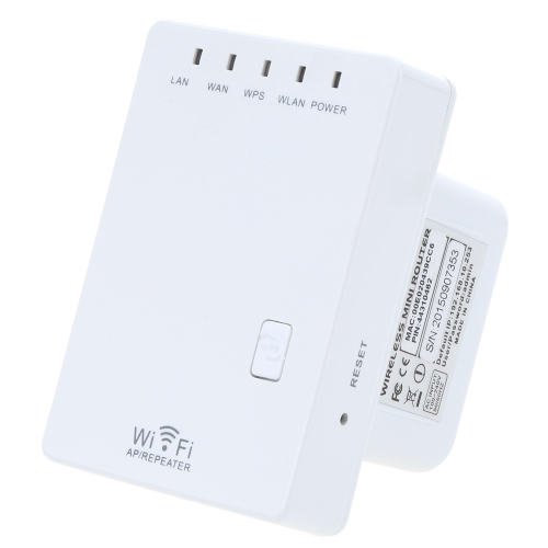 300Mbps Mini Wireless-N 802.11/3u Wifi Router Singal Extender Booster