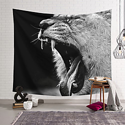 Wall Tapestry Art Decor Blanket Curtain Hanging Home Bedroom Living Room Decoration Polyester Mighty Lion