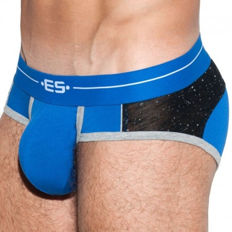 ES Collection Stained Brief - Royal XS