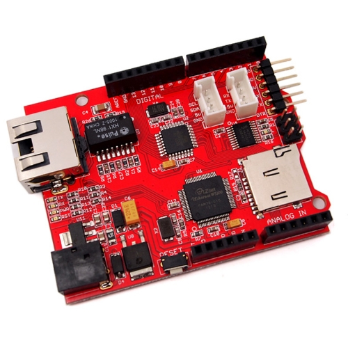 Seeeduino Ethernet Development Platform Board with for Arduino Controlling Style MEGA328P Wiz5100
