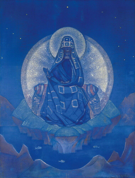 nicholas roerich the mother of the world home decor handpainted &hd print oil painting on canvas wall art canvas pictures 191111