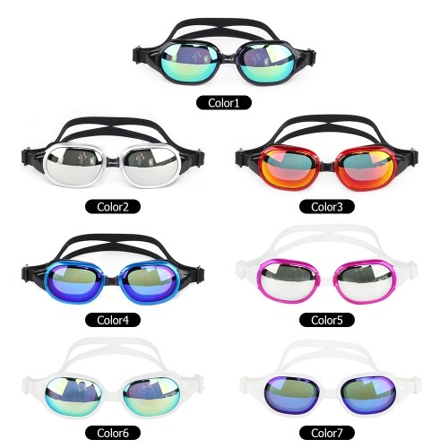 Adjustable Swimming Glass Water Resistant Anti-fog UV Shield Protection Swimming Goggles Adult Glasses with Box