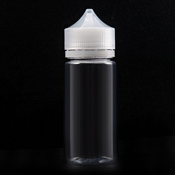 100ML PETP Leere Dropper Feder-Art E-Saft Saft-Flaschen f¨¹r E-ciga E-Zigarette E-Liquid - Transparent