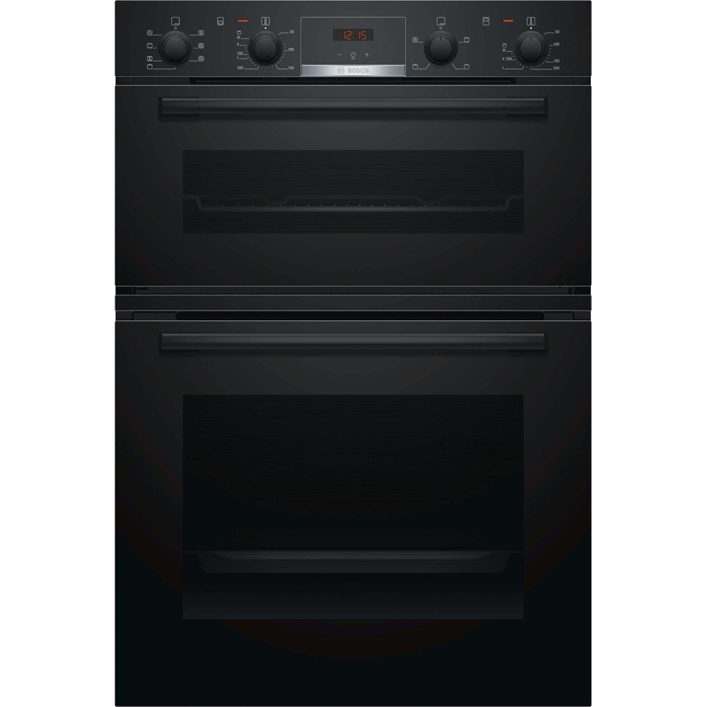 Bosch Serie 4 MBS533BB0B Built In Oven Electric Double Black