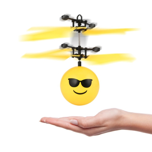 Flying Balls Electronic Infrared Induction Aircraft Toys LED Light Mini Helicopter For Kids