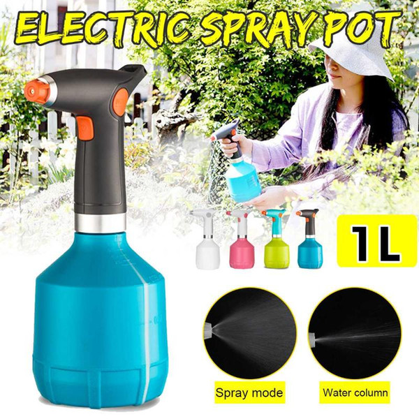 Watering Can Sprayer Bottle Water Spray 1L USB Gardening Electric Sprayer Bottle Kettle Sterilizer Plant Watering Tools