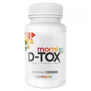 Morning D-Tox - Natural After Drink Supplement With Vitamins & Minerals - 48 Capsules