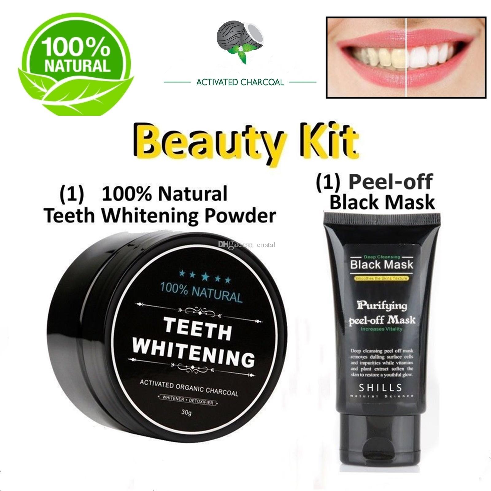FDA Safe Natural Organic Activated Charcoal Natural Teeth Whitening Powder Remove Smoke Tea Coffee Yellow Stains Bad Breath Oral Care 30g/pc