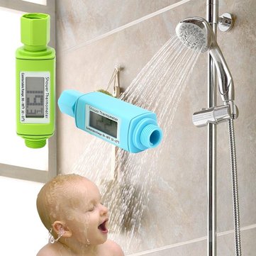 Waterproof Digital Bath Shower Head Water Temperature  Celsius Thermometer
