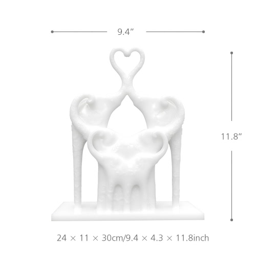 Tomfeel  Elephant's Love 3D Printed Sculpture Originally Designed Home Decoration Furnishing Ornament