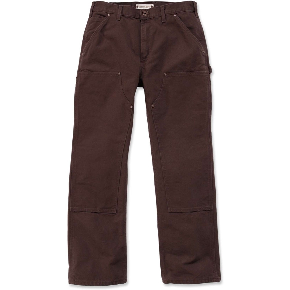Carhartt Mens Double Front Triple Stitch Straight Work Pants Trousers Waist 40' (102cm)  Inside Leg 30' (76cm)